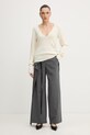 MM6 Maison Margiela sweter z dodatkiem wełny S52HN0014.M13211.102 beżowy SS26