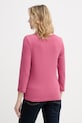 Oblečení Bavlněné tričko s dlouhým rukávem United Colors of Benetton 3GA8D10C4 růžová