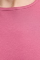 United Colors of Benetton longsleeve bawełniany 3GA8D10CF różowy