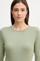 United Colors of Benetton longsleeve bawełniany zielony 3GA8D10CF