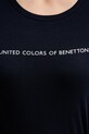 United Colors of Benetton longsleeve bawełniany 3GA8E16G0 granatowy