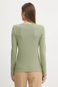 Oblečenie Bavlnené tričko s dlhým rukávom United Colors of Benetton 3GA8E16G0 zelená