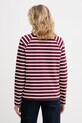 Odzież United Colors of Benetton longsleeve damski bawełniany 3PNUD10C5 bordowy