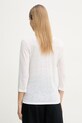 Îmbrăcăminte United Colors of Benetton longsleeve de damă din bumbac 3TKEE1008 alb