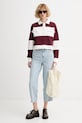 Marc O'Polo longsleeve pentru femei, din bumbac 5000008236 burgundia SS26