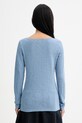 Oblečení Marc O'Polo tričko s dlouhým rukávem dámské bavlněné 5000013285 modrá