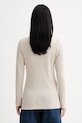 Oblečení Marc O'Polo tričko s dlouhým rukávem dámské bavlněné 5000013285 béžová