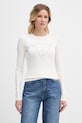 Guess sweter damski z wiskozy MACIE beżowy W6GR19.Z0608