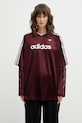 adidas Originals longsleeve LACE LS JERSEY pozostałe bordowy KC6432