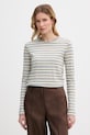 Max&Co. longsleeve damski bawełniany MCOMEDUSA szary 2616971013200