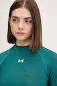 Under Armour longsleeve treningowy HeatGear Crop turkusowy 6012691