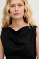 BOSS top dámsky bavlnený Emiaka čierna 50558899