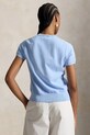 Polo Ralph Lauren sweter damski z bawełną PIMA COTTON 211971872504 niebieski SS26