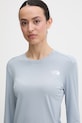 The North Face sportovní tričko s dlouhým rukávem dámské Shadow modrá NF0A8E1EFM21