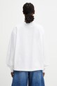 Odzież GANNI longsleeve damski bawełniany A1050141 biały