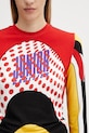 Jean Paul GAULTIER longsleeve damskie z wiskozą Body Map multicolor 26.02.U.TO483.J055P.90