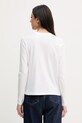 Oblečenie U.S. Polo Assn. tričko s dlhým rukávom dámske bavlnené WUP0785 biela