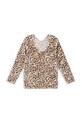Dziewczynka Konges Sløjd longsleeve dziecięcy CARLITO BLOUSE GRS KS104244.PreSpring multicolor
