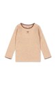 Konges Sløjd longsleeve dziecięcy ROLI BLOUSE aplikacja beżowy KS104414.PreSpring