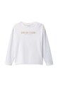 Calvin Klein Jeans longsleeve bawełniany dziecięcy IG0IG03090.128.176.PPY2 biały SS26