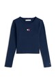 Tommy Hilfiger longsleeve dziecięcy KG0KG09065.128.176.PPY2 granatowy SS26
