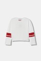 United Colors of Benetton longsleeve bawełniany dziecięcy 36UVC10R1.G.Seasonal biały SS26