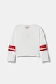 United Colors of Benetton longsleeve bawełniany dziecięcy 36UVC10R1.G.Seasonal biały SS26