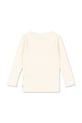 Konges Sløjd longsleeve bawełniany dziecięcy MINNIE BLOUSE GOTS KS105001.PPY2 biały SS26