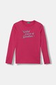 United Colors of Benetton majica dugih rukava za djecu od pamuka roza 3I9WC10S7.G.Stagionale