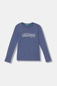 United Colors of Benetton tričko s dlouhým rukávem dětské bavlněné námořnická modř 3I9WC10S7.G.Stagionale