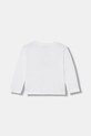 United Colors of Benetton longsleeve bawełniany dziecięcy 3I9WG10LT.P.Stagionale biały SS26