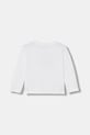 United Colors of Benetton longsleeve bawełniany dziecięcy 3I9WG10LT.P.Stagionale biały SS26