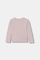 United Colors of Benetton longsleeve bawełniany dziecięcy 3I9WG10LT.P.Stagionale różowy SS26