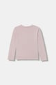 United Colors of Benetton longsleeve bawełniany dziecięcy 3I9WG10LT.P.Stagionale różowy SS26