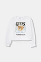 Guess bluza bawełniana dziecięca aplikacja biały J6GQ00.KA6R4.PPY2.M