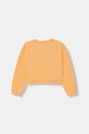 Guess bluza bawełniana dziecięca J6GQ00.KA6R4.PPY2.M pomarańczowy SS26
