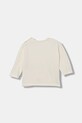 United Colors of Benetton longsleeve dziecięcy bawełniany 3I1XA1070.W.Stagionale beżowy SS26