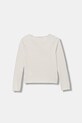 United Colors of Benetton longsleeve dziecięcy z bawełną 3V10C10SC.G.Stagionale beżowy SS26