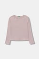 United Colors of Benetton longsleeve dziecięcy z bawełny różowy 3V10C10SC.G.Stagionale