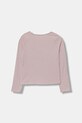 United Colors of Benetton longsleeve dziecięcy z bawełny 3V10C10SC.G.Stagionale różowy SS26