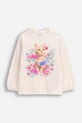 Coccodrillo tričko s dlhým rukávom detské s bavlnou béžová WC6143103FGK