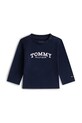 Tommy Hilfiger longsleeve niemowlęcy aplikacja granatowy KN0KN02147.PPY2
