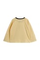Mini Rodini longsleeve bawełniany dziecięcy Doggie 26120110 żółty SS26