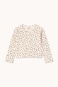 Tinycottons longsleeve dziecięcy TINY ROSES RIB KIDS JACKET SS26.098 biały SS26