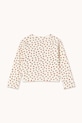 Chłopiec Tinycottons longsleeve dziecięcy TINY ROSES RIB KIDS JACKET SS26.098 biały
