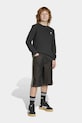 Dječja majica dugih rukava adidas Originals crna KD5530
