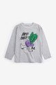 Bobo Choses longsleeve bawełniany dziecięcy Rapid Radish 126AC001 szary SS26