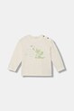 United Colors of Benetton longsleeve dziecięcy bawełniany beżowy 3I1XA106Z.W.Stagionale