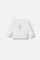 United Colors of Benetton longsleeve dziecięcy bawełniany biały 3I9WA106W.W.Stagionale