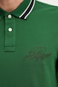 Tommy Hilfiger top a maniche lunghe in cotone MW0MW41623 verde